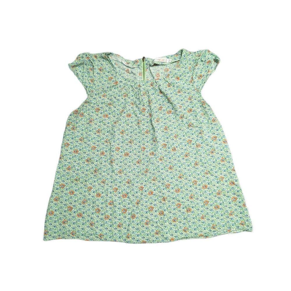 Sunny Girl Green Floral Print Women's 1X